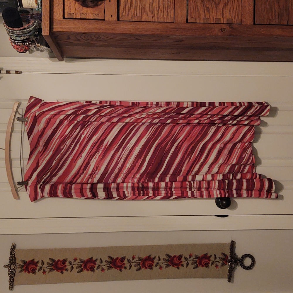 Lane Bryant Pink Variegated Maxi Skirt Size 18/20